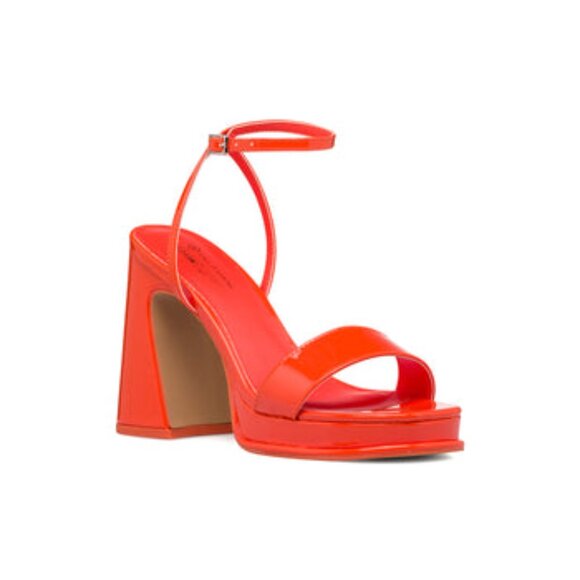 Call it Spring - Debbra Orange Heels - Picture 1 of 4